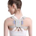 Smart Posture Corrector Vibration Belt USB Rechargeable Intelligent Vibration Induction Sensor Reminder High Elasticity Adjustable Upper Back Shoulder Lumbar Waist Support Belt for Children and Adult​. 