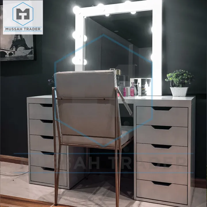 Stylish%20Aesthetic%20Wooden%20Dressing%20Table%20with%20Mirror%20and%2010%20Drawers%20-%20Vanity%20Mirror%20Dressing%20Table%20for%20Girls%20and%20Women%20-%20Image%206