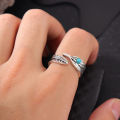 Retro Punk Snake Ring Opening Adjustable Ring Jewelry. 