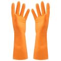 AlClean Pair of Rubber Gloves For House Hold and Others Multipurpose Yellow Thin Film Latex Thicken  Examination Glove Household. 