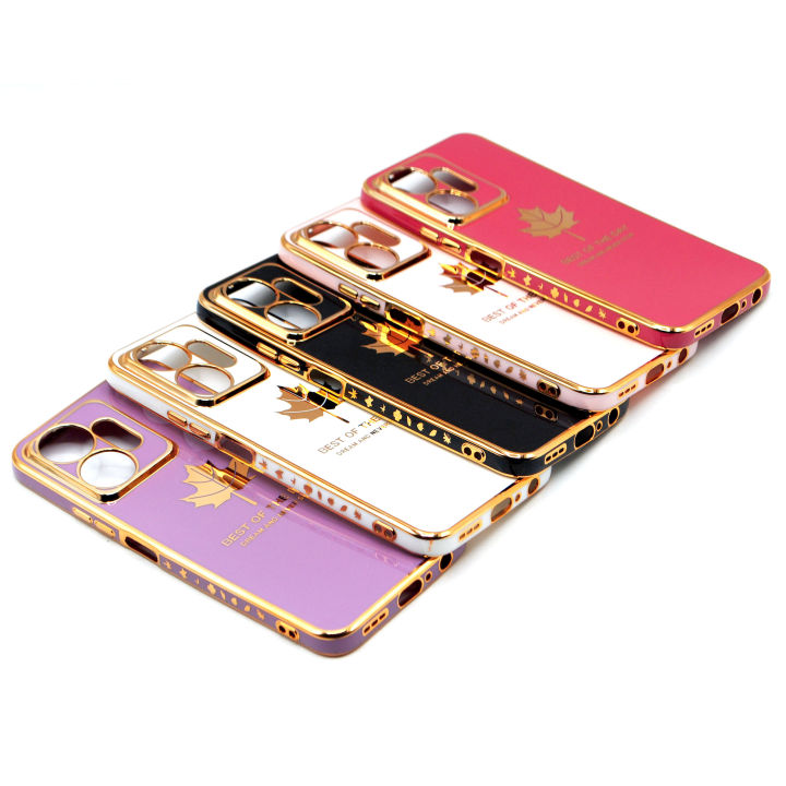 Infinix Zero 20 Back Cover Soft Multi Golden Border Camera Protection Cover For Infinix Zero 20