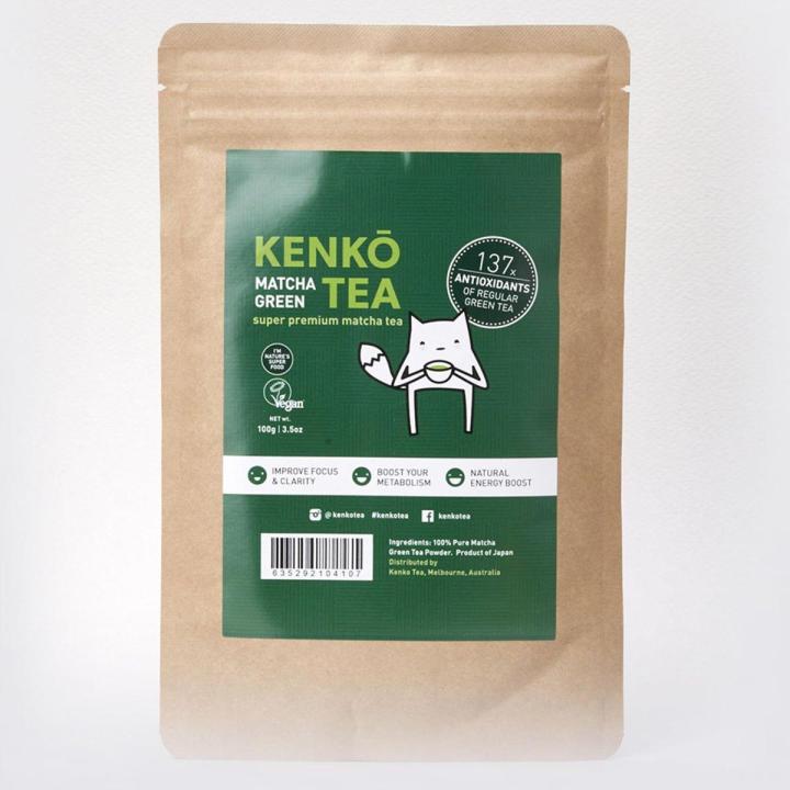 Matcha Green Tea Powder Japanese by Kenko Tea (Ceremonial Grade 200g)