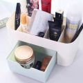 Bathroom Storage Box shelf Bathroom Accessories Simple Plastic Organiser Shelves Desktop Makeup Box With Small Drawer Multi-functional Jewelry Box Storage Desk holder,Blue. 