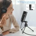 FIFINE K669B USB Microphone - Metal Condenser Recording Microphone for Windows/Mac/iOS/Android - Best For Vocals, Voice Overs, Streaming, Broadcast and YouTube Videos. 