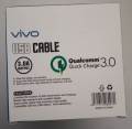 USB Fast Charging Cable & Android Data Cable, 1 Meter QC 3.0 Micro USB Android Phones – White. 