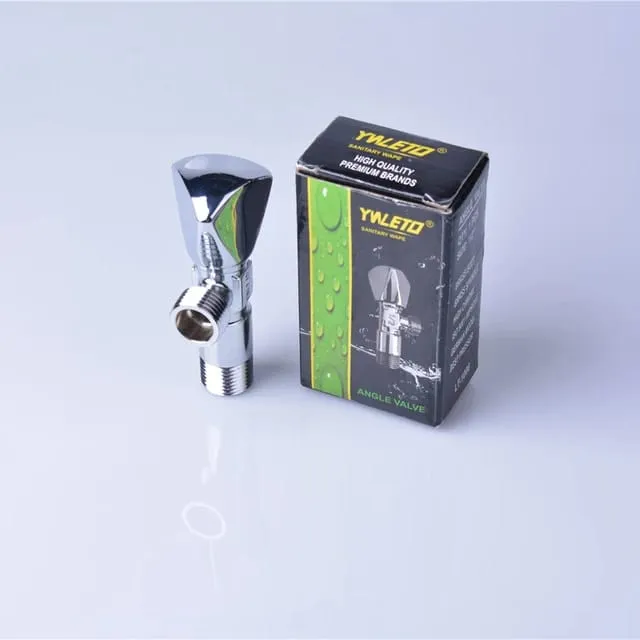Brass%20Angle%20Valve%201/2"%20T%20Cock%20Wall%20Mounted%20Chrome%20High%20Quality%20Leak%20Proof%20with%20Brass%20Spindle%20For%20Bathroom%20&%20Kitchen%20-%20Image%203