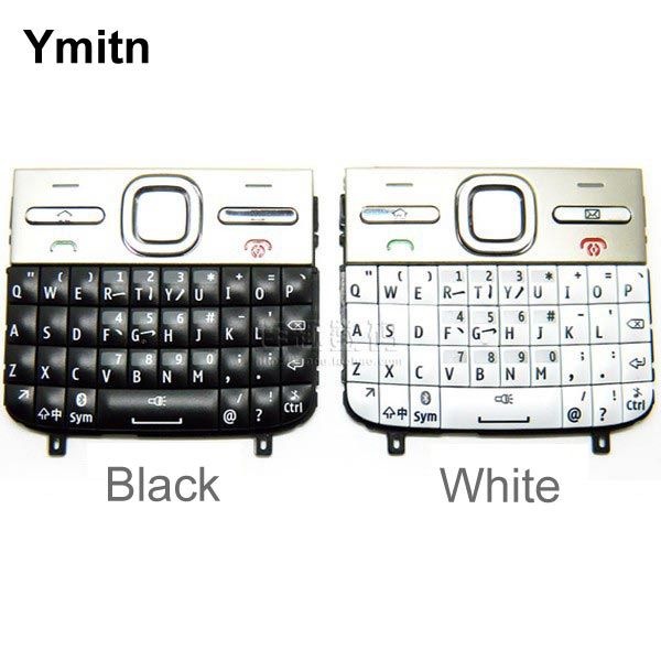【All Of Me】White/Black 100% Original New Housing Keypads English&Russian&Arabic For Nokia e5 e500 e5-00