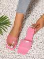 Transparent Slippers for Women - Vibrant Colors, Stylish Design. 