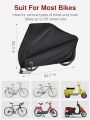 Full Size Scratch & Water Proof 70 / 125 cc Bike / Motorcycle - Anti Scratch Waterproof & Dust Proof Bike Cover - 42inch/W X 83inch/L.. 