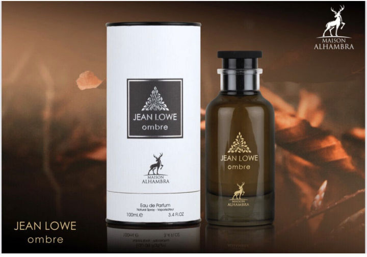JEAN LOWE Noir (OMBRE) Maison Alhambra Perfume for women and men EDP Spray 100ML