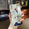 YIWESAN For Realme 3 Pro Case With Wristband New Design Phone Case For Girl Women Thin Pattern Fashion Astronaut Shockproof Plating Silicone Casing Full Cover SoftCase Protection Cases. 