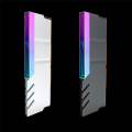 Computer DDR4 DDR5 5V ARGB Sync Memory Radiator PC RGB Colorful RAM Heatsink Cooler Cooling Shim Armor Black. 