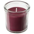 Scented candle in glass Ikea Berries/red, 40 hr. 