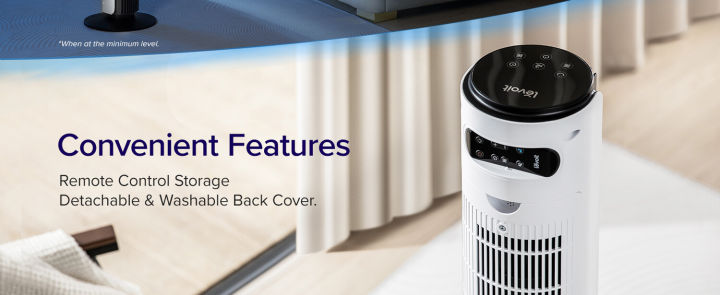 LEVOIT Tower Fan-Brand LOVOIT- Product Smart Classic 42"Tower Fan W/Remote Control-Smart 42 inch Tower Fan for Bedroom, DC motor, Oscillating with Quiet 26ft/s Velocity, 25dB Bladeless Floor Fan for Home Space, 12 Speeds, 4 Modes, 24H TiModel LFT-422S-WUS
