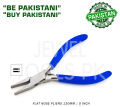 Flat Nose Smooth Jaws Pliers 5" 130mm Stainless Steel Jewelry Jewellery Watchmaking Making Repair DIY Tools. 