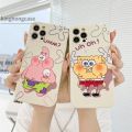 For iphone case Cute SpongeBob & Pai DaxingFor iphoneFor iphone 6 6s 7 8 7plus 8plus iX XR XSMAXFor iphoneFor iphone 11 12 phone case. 