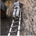 EQUAL 15 Ft Portable & Extension Aluminium Telescopic Ladder for Home & Industrial Use; 15 Steps (4.4 Meter/EN131 Certified). 