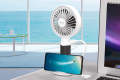 Audionic Airwaves 2 Portable Rechargeable FAN With Base Mobile Stand. 