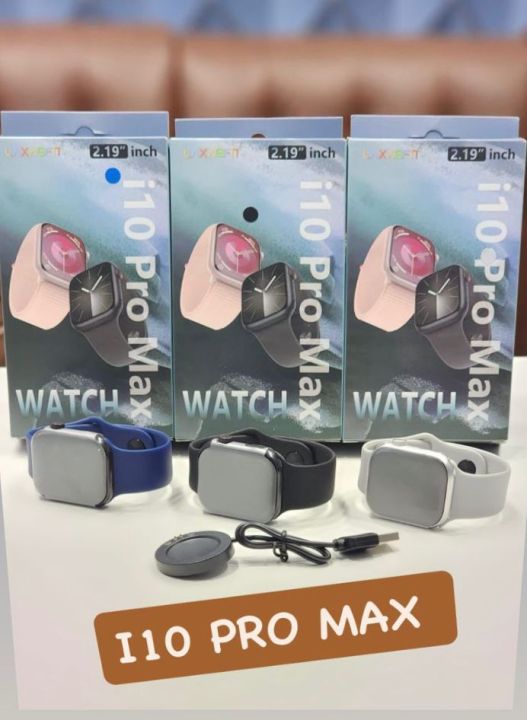 i10 Pro Max Bluetooth Call Smart Watch 2.19" Full Touch Screen Smartwatch Watch Series 9 Men/Women Smart Bracelet Fitness Tracker Smart band