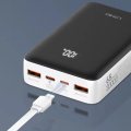 LDNIO PQ27 65W 77Wh 20000mah 77Wh Digital Display Power Bank External Battery Power Supply with 2 Inputs & 3 Outputs Support QC5/4+/3+/3.0 PD3.0 PPS SCP FCP SCP AFC PPS VOOC Fast Charging for iPhone 15 14 13 for Huawei Ultra for Samsung Galaxy, laptops. 