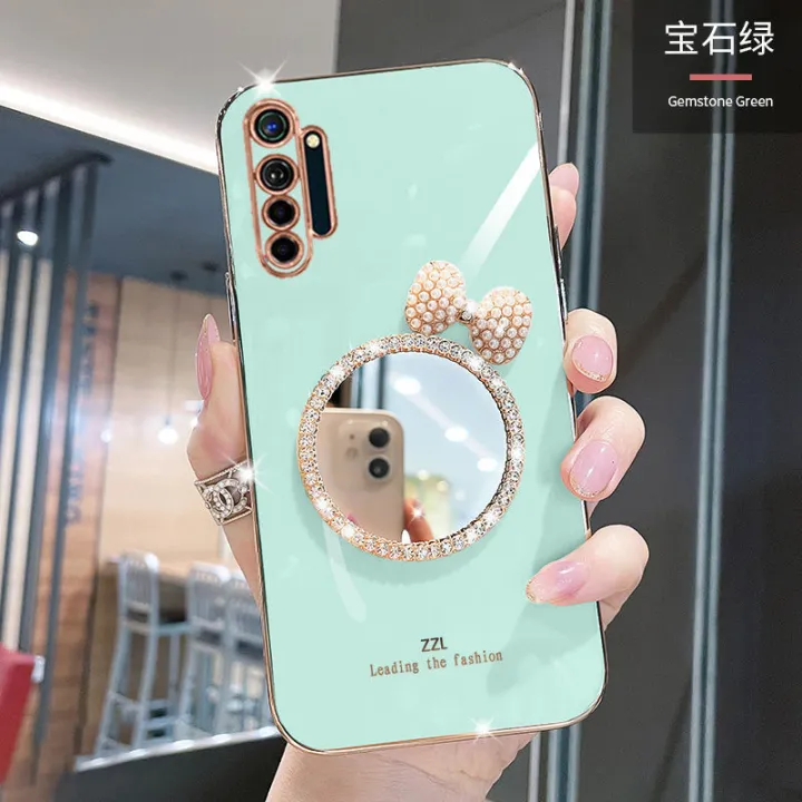Maitus%20for%20Realme%20XT%20Back%20Cover%20Luxury%206D%20Plating%20Square%20Bumper%20Shiny%20Bowknot%20Makeup%20Mirror%20Soft%20Silicone%20Girls%20Cases%20Full%20Protection%20Mobile%20Phone%20Case%20-%20Image%203