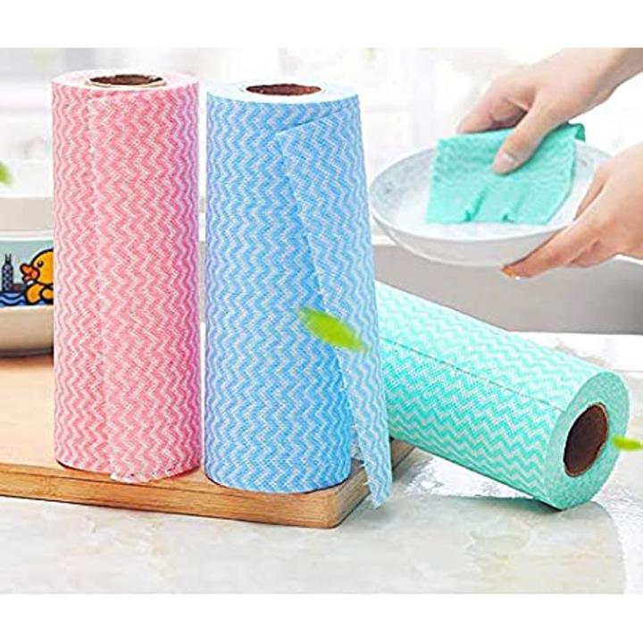 Disposable Cleaning Paper Towels Reusable Kitchen Paper Towels (50 Sheets)