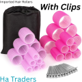 Hair Curlers Rollers with 12 Pcs Hair Clips 12 Pcs Rollers for Hair Set with 4 Sizes  Self Grip Hair Roller for Long Medium Short Thick Thin Hair,+Clips. 
