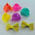 Deal 3cm Girls Small Cute Colorful Hair Clips Hair Claw Kids Sweet Hairpin Multi-Shape Clip and Hair band Hello Kitty Phone Wire Hair Tie Ponytail Holder for Kids. 