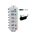 Water level indicator with Buzzer and 8 Sensors. 
