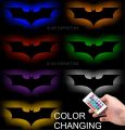 RGB 7 colours 3D Batman Led Wall Lamp With Remote - Gaming Decor - ZF DMart room decor - Color Black. 