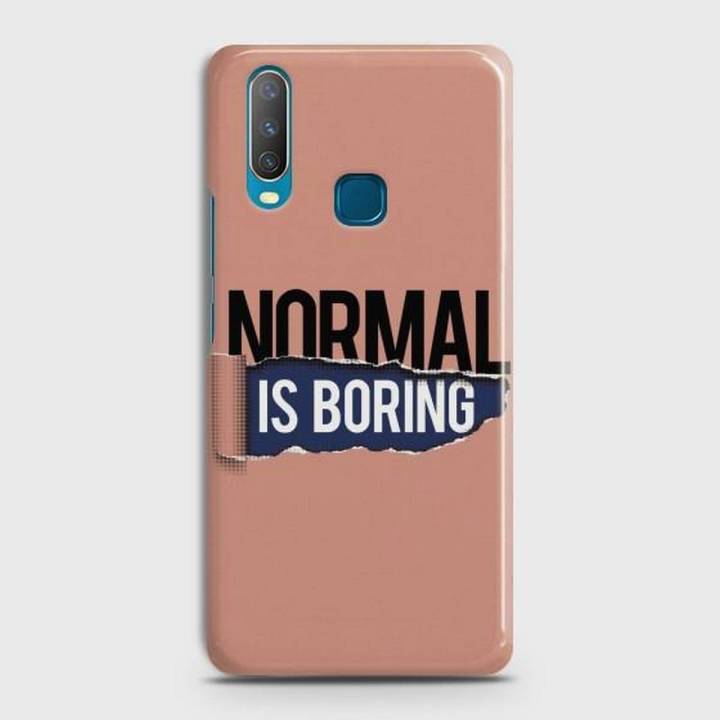 vivo Y12 Cover - SkinLee HQ Hard Case - Normal Is Boring - SKINLEE-588-1-479-329