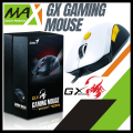 RGB Genius GX Gaming Mouse. Mouse with Free GX Gaming Scorpion Mouse Pad - 5 Buttons And 5000 DPI – High Performance USB Wired Mouse.White and Orange.Available at an affordable price on MaxShop.. 
