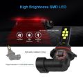 【shenggangshangmao001】2PCS LED Bulb 3030SMD Car Fog Lights DC12V White Driving Day Running Lamp Auto(model:12smd- H1 -lemon. 