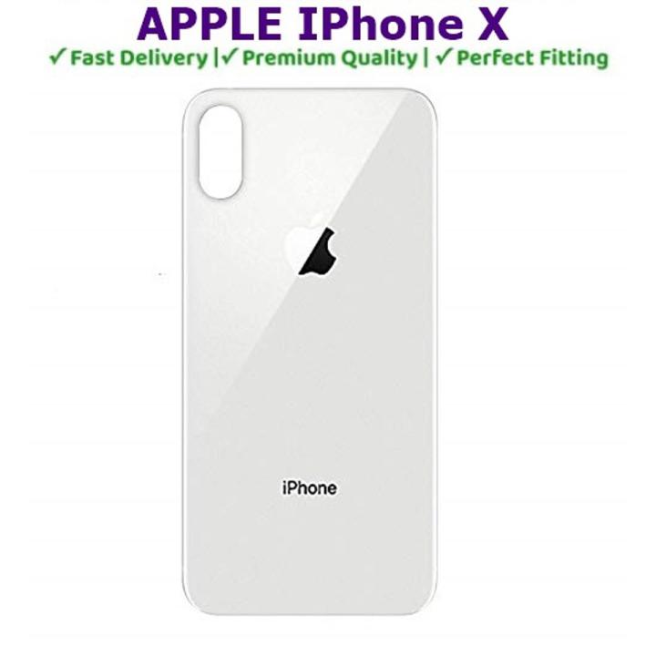 APPLE Iphone X Back Glass Battery Cover Rear Door Housing