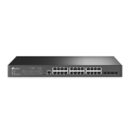 TP-Link TL-SG3428 JetStream 24-Port Gigabit L2 Managed Switch with 4 SFP Slots (Black), Scalable Network of TP-Link Switch. 