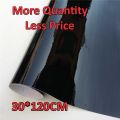 30cmx120cm Glossy Black Vinyl Car Wrap Sheet Car stickers and Decals Motorcycle Car Styling Accessories Automobiles, Laptop Stickers, Mobile Stickers.. 