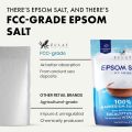 Epsom Bath Salts 700gm - 100% Epsom Salt - Pure Magnesium Bath Salts with Eucalyptus Oil & Vitamin E - Epsom Salts for Bath, Epsom Salts for Feet - Bath Salts Muscle Soak. 