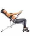 Ab King Pro - Exercise Bench Fitness Machine - Grey. 