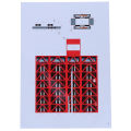 1:300 Saturn V Rocket Paper Model DIY Puzzle Manual Space 3D Origami Paper Toy. 