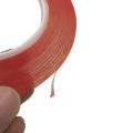 1 Roll 2 mm wide 15 feet length High Strength Acrylic Gel Adhesive Double Sided Tape Red Adhesive Tape For Mobile Phone Stickers LCD Screen Strong Permanent Tape Double Sided Tape Heavy Duty Mounting, Waterproof Foam Tape NOTE random color will be deliver. 