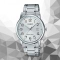 Original Casio - MTP-V002D-7BUDF - Stainless Steel Watch for Men. 