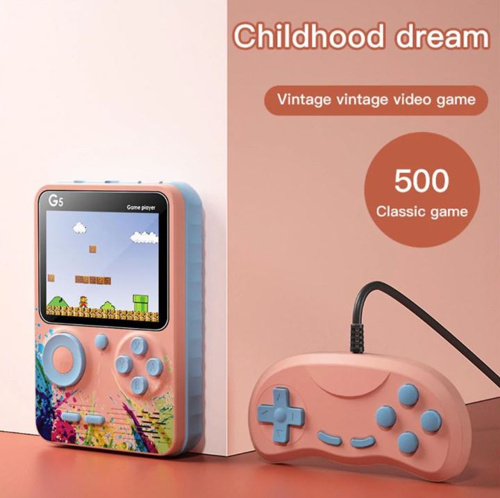 G7 and G5 Console with Controller 666 Retro Games Hand-Held 3.5 Inch Screen SUP Classic Games