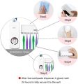 Smart Touch Automatic Toothpaste Squeezer with Hanging Toothbrush Holder – Sleek Blue Wall Mounted Bathroom Set. 