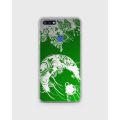Y7 Prime 2018 Case Cover Hybrid Soft- Huawei  Pak Flag Print7 - 1cover2564. 