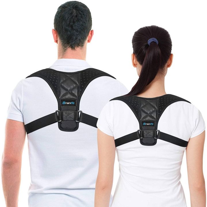Bin Amna - Posture Corrector Belt Adjustable - Back Pain Relief Shoulder Back Support Belt Adjustable Body Posture Corrector for men and women - Back Support Brace