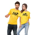 Mr and Mrs Matching T-Shirts For Couple. 
