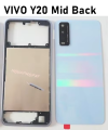 Vivo Y20 Back Battery Cover with Side Ring and Keys , VIVO Y20 Full Body / Mid Back Replacement. 