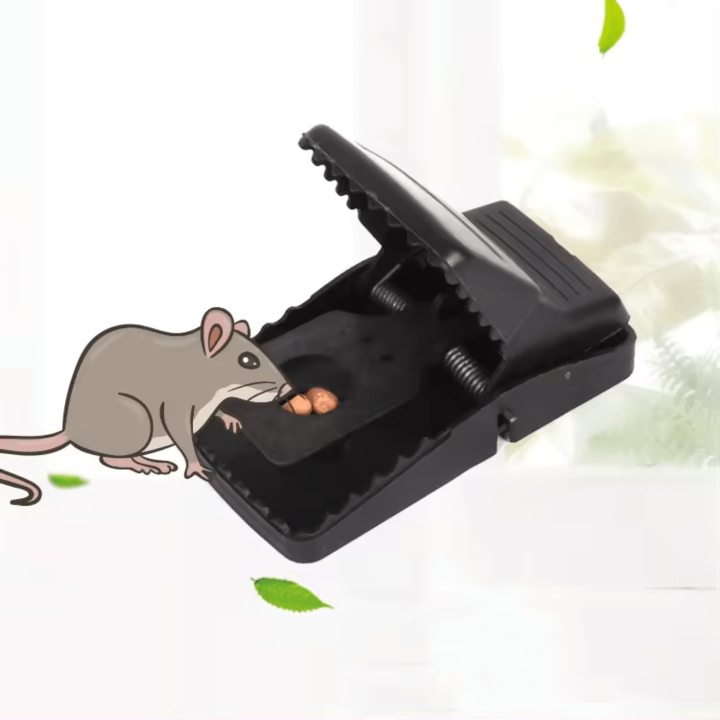 Premium Mouse Trap Kiriki with Springs - Reusable Mouse Catcher to Kill Mice Indoors and Outside