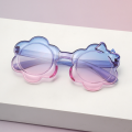Stylish Cartoon Eyeglasses Cute Kids Eyewear Uv Protection Flexible Girls Sunglasses For Beach Girls Toddlers. 