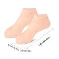 Lethe Ling 1Pair Foot Spa Pedicure Socks Anti Cracking Silicone Exfoliating Socks Pain Relief Anti-Slip for Dry Cracked Feet. 